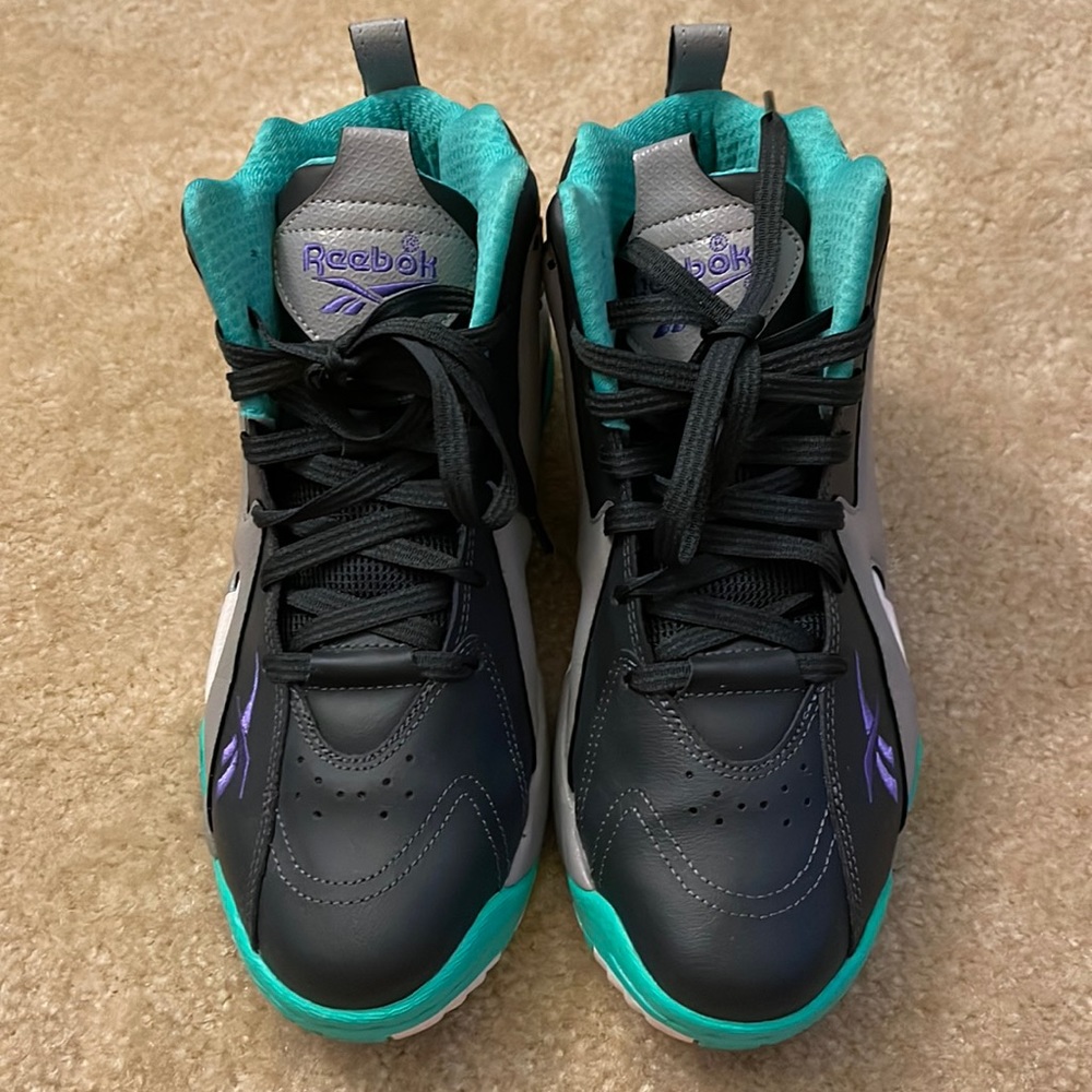 Reebok Kamikaze I Mid Sneakers Size 7 Color Gray Blue Purple